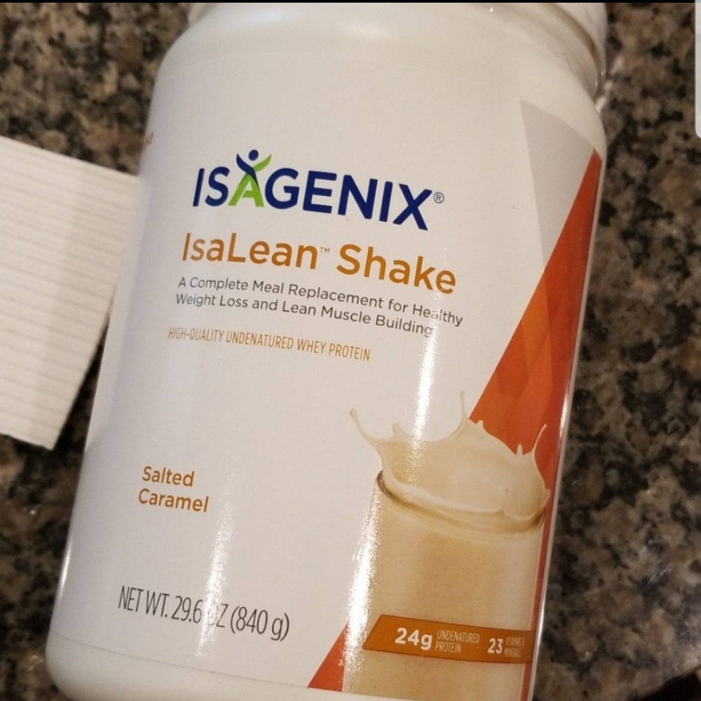 Isagenix- salted caramel shake
